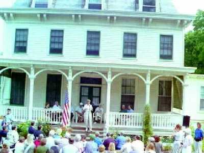 the main house at Borderland