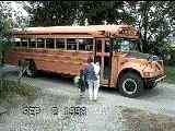 Leaving for school.